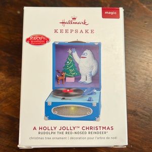 Rudolph the Red-Nosed Reindeer A Holly Jolly Christmas Hallmark Ornament